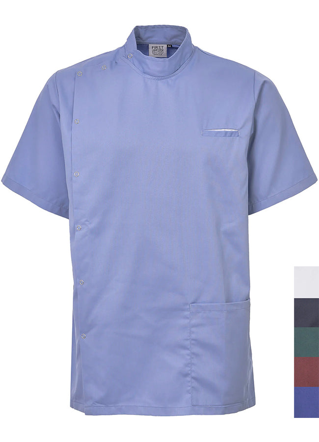 Male Asymmetric Tunic | Size S to XXL | Sky Blue