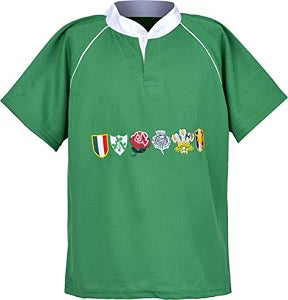 Kid's 6 Nation Half Sleeve T-Shirt | Green