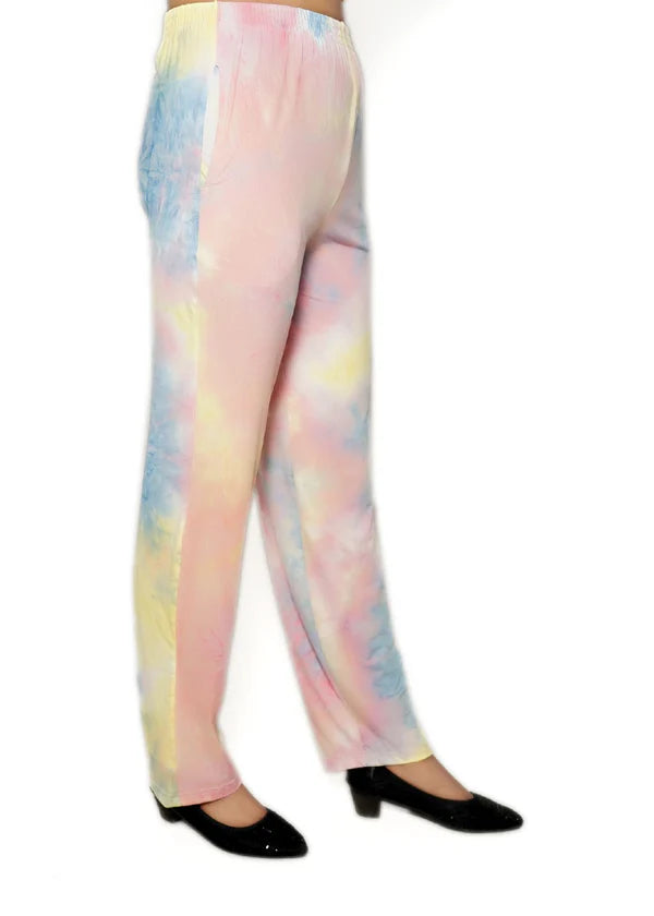 Ladies stylish printed Polyester soft touch Jogging Pyjama Bottoms Pants Multi color Size M to 4XL