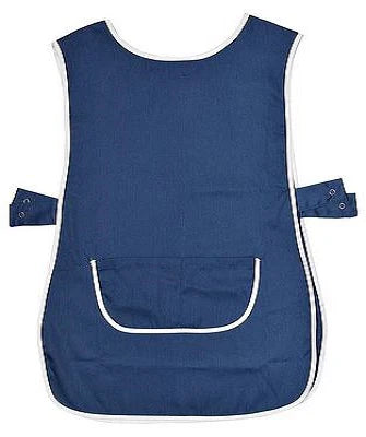 Tabard Apron With Pockets (Navy)
