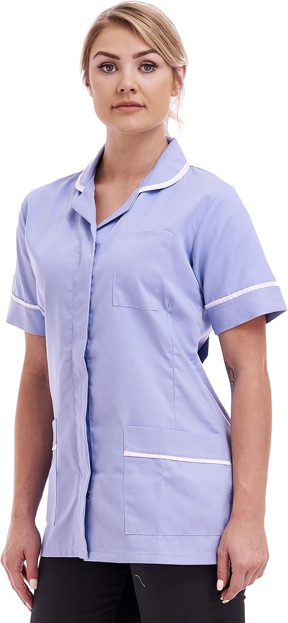 Ladies Healthcare Tunic - Professional Medical Uniform Top | Sizes 8-24