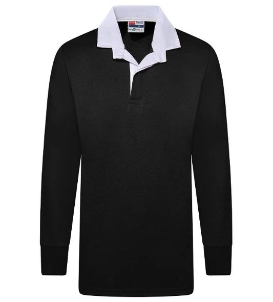 Men's Multicolor Plain Full Sleeve Rugby Sports Jersey