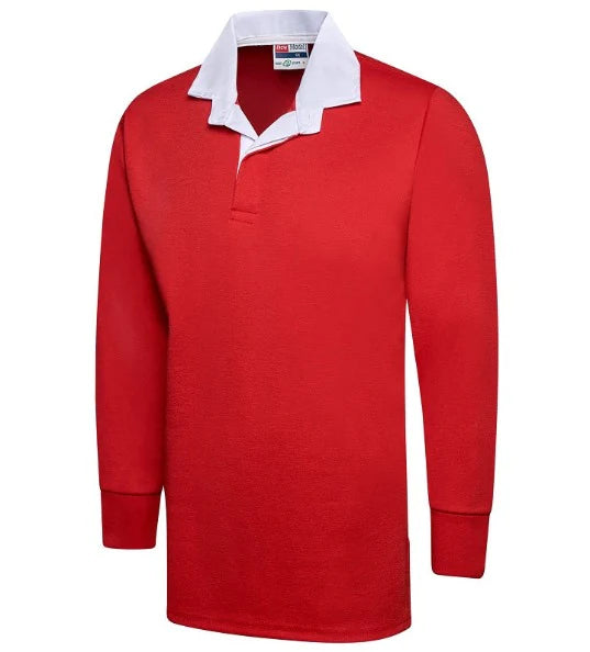 Men's Multicolor Plain Full Sleeve Rugby Sports Jersey