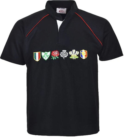 Mens Rugby Six Nations Half Sleeve T-Shirt