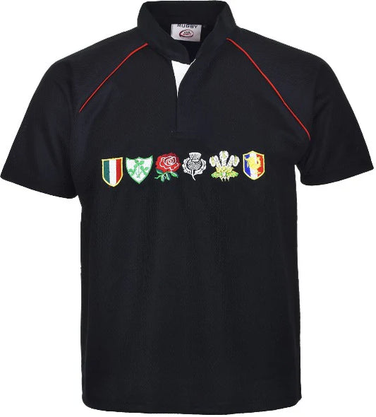 Mens Rugby Six Nations Half Sleeve T-Shirt