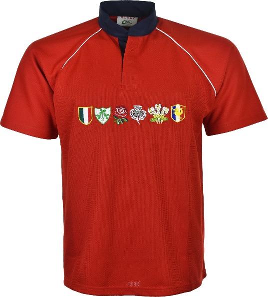 Mens Rugby Six Nations Half Sleeve T-Shirt