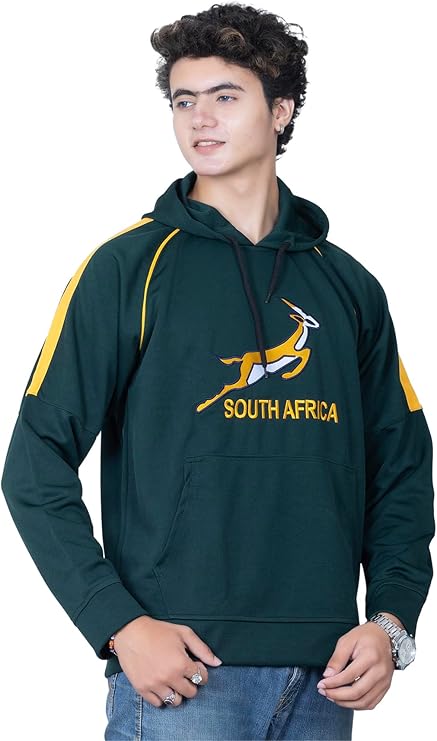 South Africa Rugby Hoodies Pullover Unisex Full Sleeve