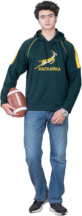 South Africa Rugby Hoodies Pullover Unisex Full Sleeve