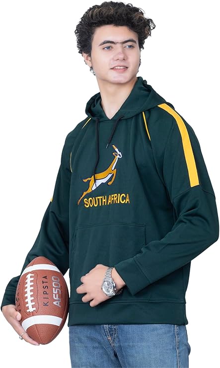 South Africa Rugby Hoodies Pullover Unisex Full Sleeve