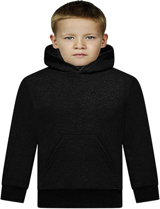 Kids' Unisex Plain Fleece Hoodie | Multicolored | S to XXL