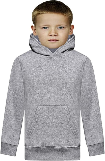 Kids' Unisex Plain Fleece Hoodie | Multicolored | S to XXL