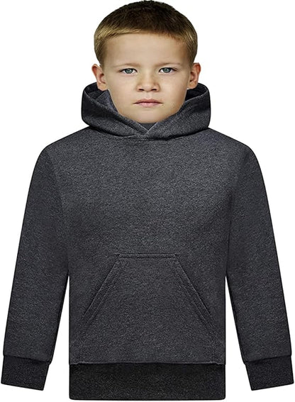 Kids' Unisex Plain Fleece Hoodie | Multicolored | S to XXL