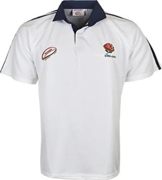 Men's England Rugby Shirts Half Sleeve T-Shirts |White|