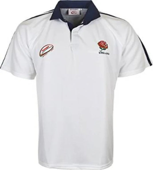 Men's England Rugby Shirts Half Sleeve T-Shirts |White|