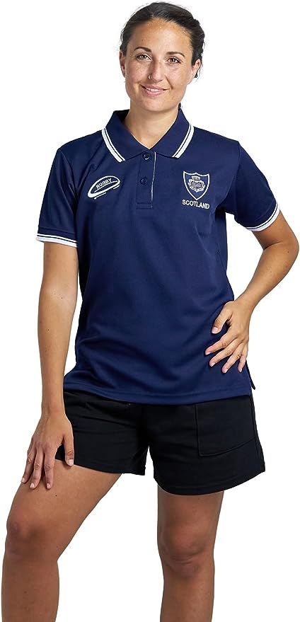 Women's Scotland Rugby T Shirt - Short Sleeve Performance Top Size S to XXL