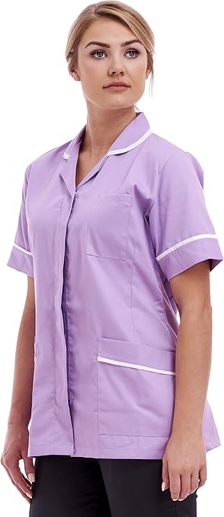 Ladies Healthcare Tunic - Professional Medical Uniform Top | Sizes 8-24