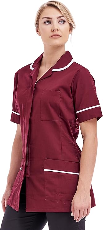 Ladies Healthcare Tunic - Professional Medical Uniform Top | Sizes 8-24
