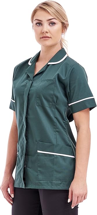 Ladies Healthcare Tunic - Professional Medical Uniform Top | Sizes 8-24