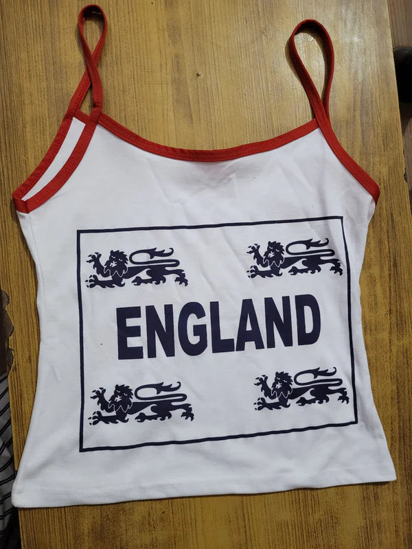 England Rugby Girls Stretch Strappy Camisole