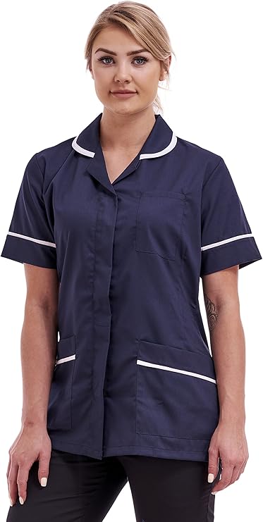 Ladies Healthcare Tunic - Professional Medical Uniform Top | Sizes 8-24
