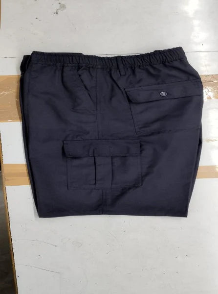 Men's Summer Cargo Multi-pockets Elastic Waist Shorts