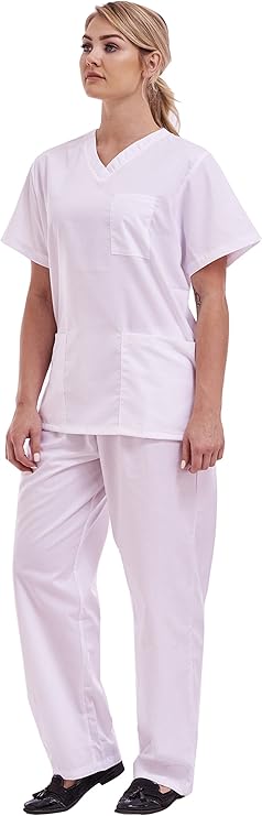 Unisex Scrub Set - Medical Scrub Top and Trouser